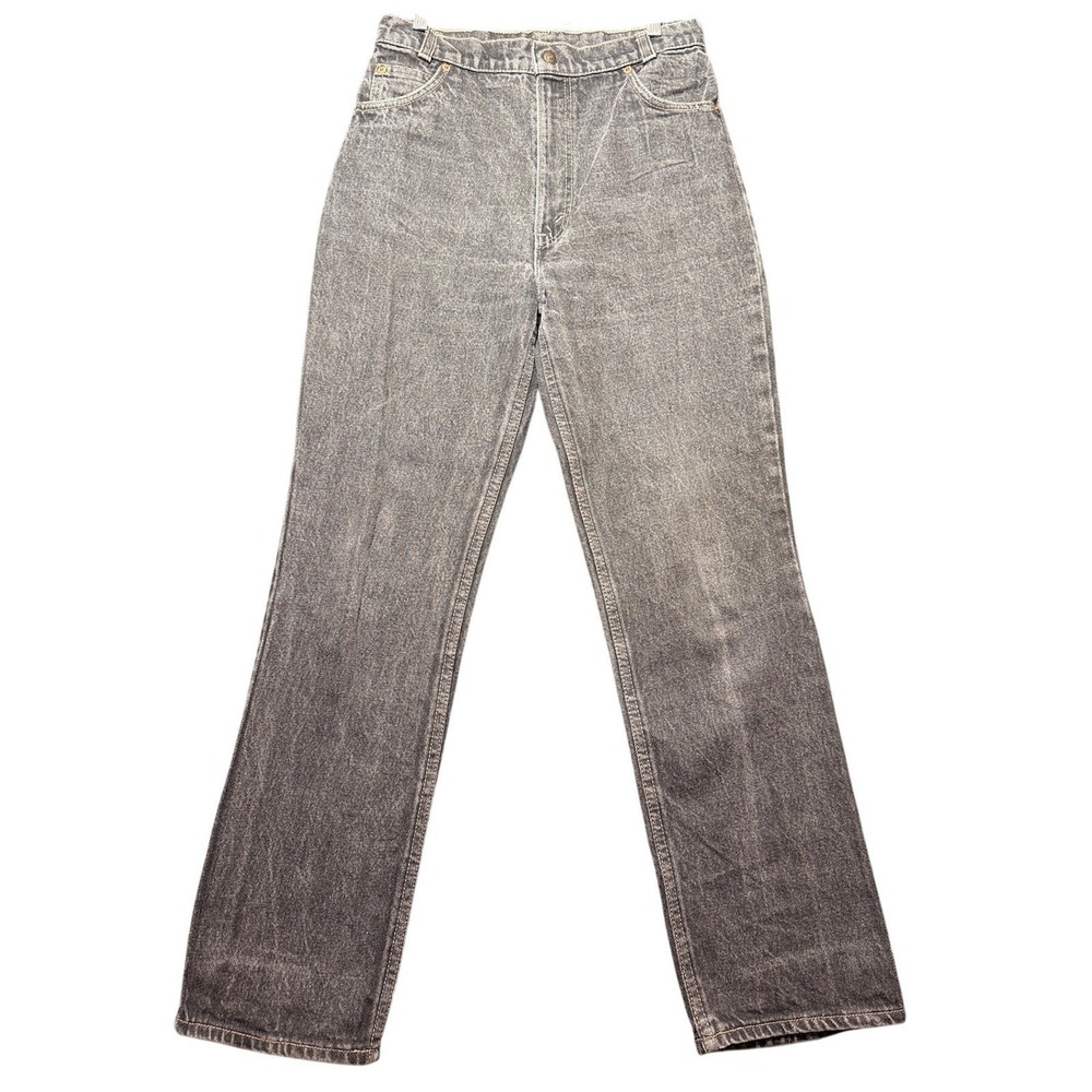 Levi's RARE 80s Vintage 2161 Jeans Women 26 Gray High Rise Acid Wash Straight